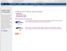 Tablet Screenshot of cesam-eg.com